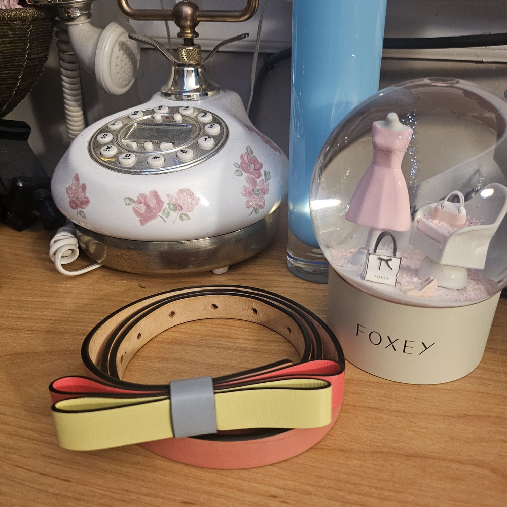 Authentic Valentino Red Dress Belt.